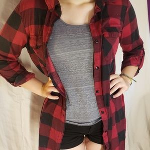 flanflannel dress